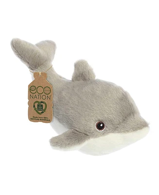 Aurora Mini Dolphin Eco Nation Eco-Friendly Plush Toy Gray 5"