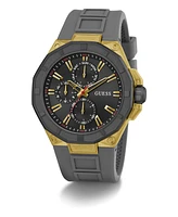 Guess Men's Multi-Function Silicone Watch 46mm