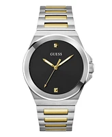 Guess Men's Analog Two-Tone Stainless Steel Watch 44mm - Two