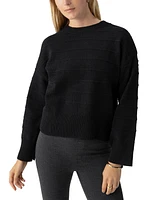 Sanctuary Women's Ottoman Stitch Crewneck Sweater