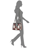 Giani Bernini Plaid Saffiano Medium Book Tote, Created for Macy's