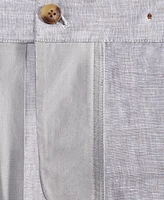 Club Room Men's Linen Cross-Dye Pants, Created for Macy's