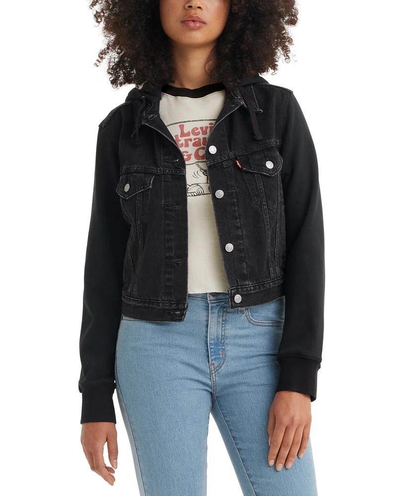 Levi's Women's Hybrid Hoodie Trucker Jacket