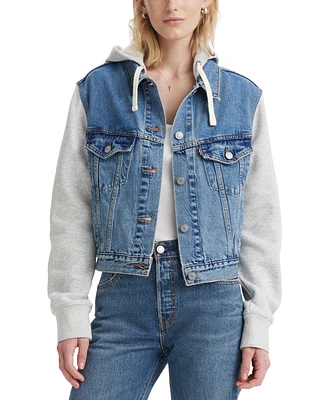 Levi's Women's Hybrid Hoodie Trucker Jacket