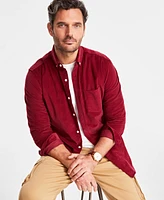 Club Room Men's Regular-Fit Stretch Corduroy Shirt, Created for Macy's