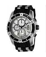 Invicta Men's 22428 Pro Diver Quartz Multifunction Silver Dial Watch