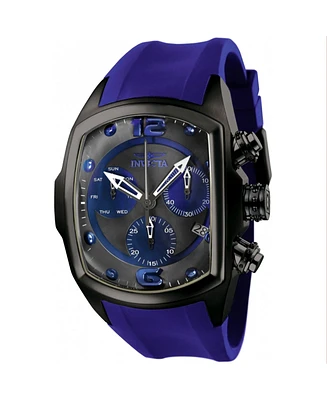 Invicta Men's 6729 Lupah Quartz Chronograph Black, Blue Dial Watch