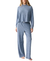 Gap GapBody Women's 2-Pc. Hooded Brushed Waffle Pajama Set