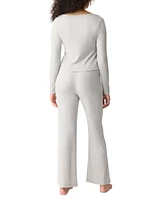 Gap GapBody Women's Ribbed High-Rise Pajama Pants