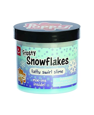 Aurora Toys Mini Frosty Snowflakes Slime Poppy Slime Co. Festive Toy Blue 3.5"