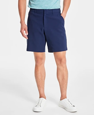 Alfani Men's Flat Front Four-Pocket 8" Tech Shorts, Created for Macy's