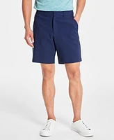 Alfani Men's Flat Front Four-Pocket 8" Tech Shorts, Created for Macy's