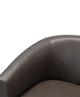 Niebee 31" Leather Accent Chair, Created for Macy's