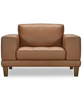 Niebee 52" Leather Chair, Created for Macy's