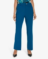 Calvin Klein Women's Mid-Rise Straight-Leg Pants