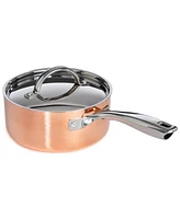 Tri-Ply 7" Covered Saucepan, Non-Hammered