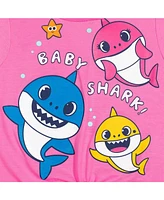 Pinkfong Toddler Girls Baby Shark T-Shirt and Leggings Outfit Set to