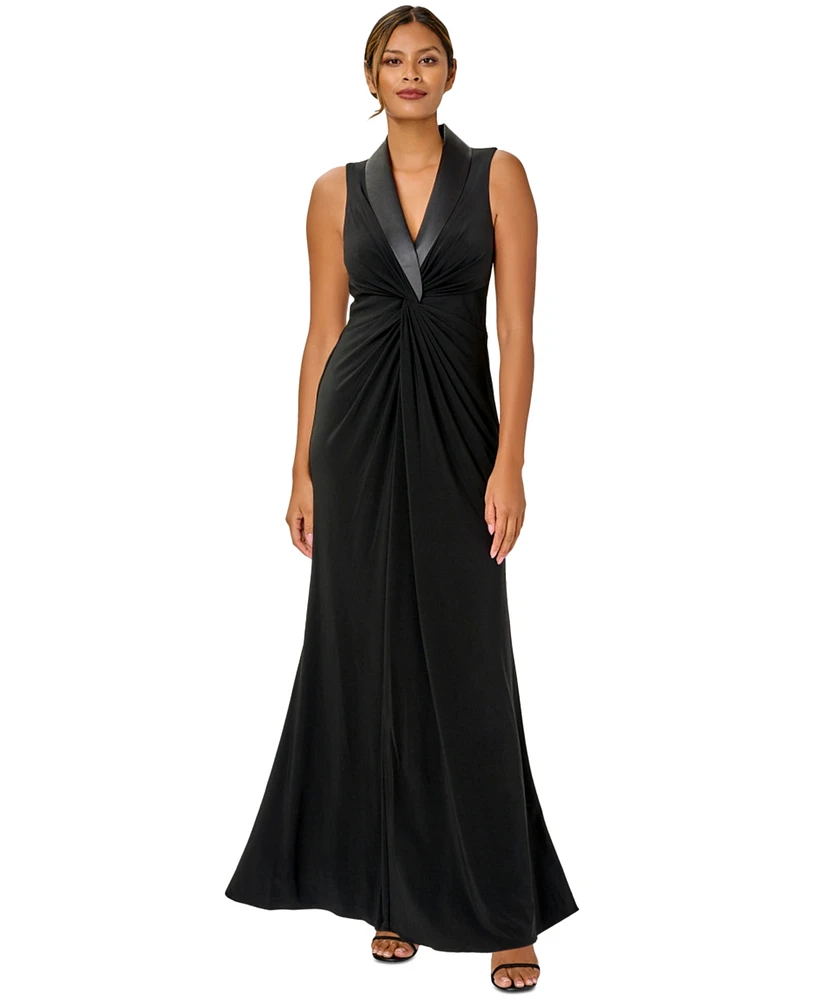 Adrianna Papell Women's Surplice Gown