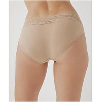 Pact Women's Lace Waist Brief 3-Pack