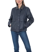 Sebby Collection Women's Waxy Cotton Jacket