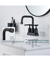 Casainc 4 Inch 2-Handle Centerset Bathroom Sink Faucet