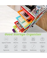 10 Drawer Rolling Storage Cart Scrapbook Office School Organizer