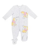 Toy Story Baby Boys Disney Winnie the Pooh Lion King Monsters Inc. Pixar 2 Pack Sleep N' Play Coveralls Newborn to