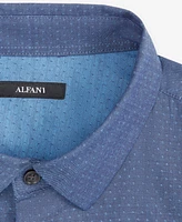 Alfani Men's Short-Sleeve Modern Stretch Dobby Shirt, Created for Macy's