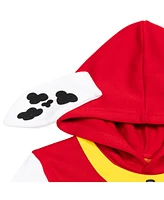 Paw Patrol Toddler Boys Marshall Fleece Cosplay Pullover Hoodie to