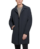 Guess Men's Colin Raincoat with Removable Nylon Hooded Inset