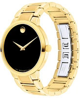 Movado Men's Portfolio Swiss Quartz Yellow Pvd Watch 40MM - Gold