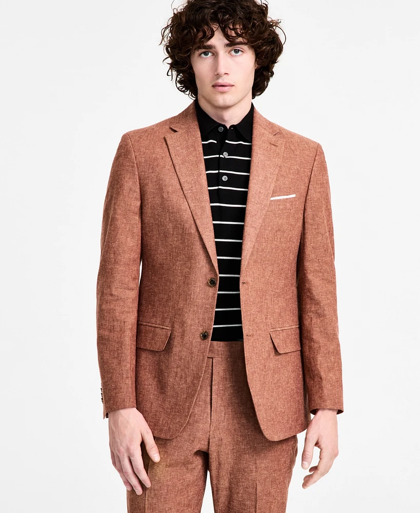 Tommy Hilfiger Men's Modern-Fit Rust Suit Jacket