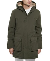 Guess Men's Lawrence Sherpa Lined Three Quarter Parka Coat