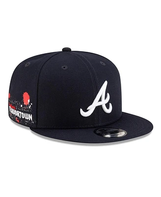 Guy Fieri's Flavortown x Mlb Men's Navy Atlanta Braves 9FIFTY Snapback Hat