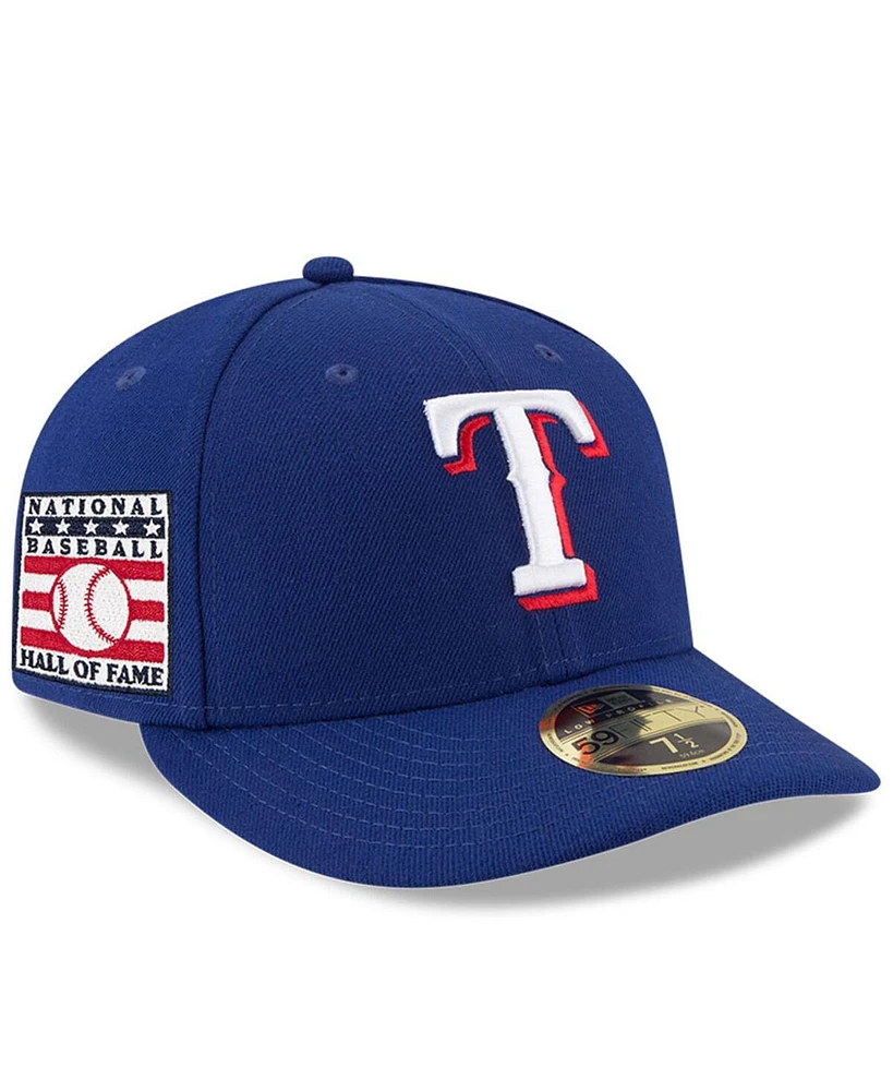 New Era Men's Royal Texas Rangers National Baseball Hall of Fame Low Profile 59FIFTY Fitted Hat