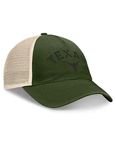 Top of the World Men's Hunter Green Texas Longhorns Oht Military Appreciation Glory Trucker Adjustable Hat