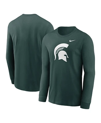 Nike Men's Michigan State Spartans Primary Logo Long Sleeve T-Shirt