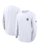 Nike Men's White Lsu Tigers Legacy Max90 Pocket Long Sleeve T-Shirt