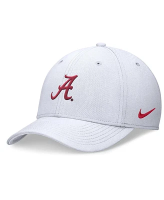 Nike Men's White Alabama Crimson Tide 2024 On-Field Swoosh Flex Hat