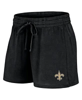 Fanatics Women's Black New Orleans Saints Start to Finish T-Shirt Shorts Combo Pack