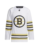 Adidas Men's White Boston Bruins Away Primegreen Authentic Jersey