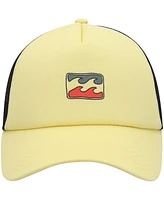 Billabong Men's Yellow Podium Trucker Snapback Hat