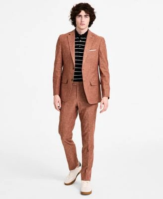 Tommy Hilfiger Mens Modern Fit Rust Suit Separates