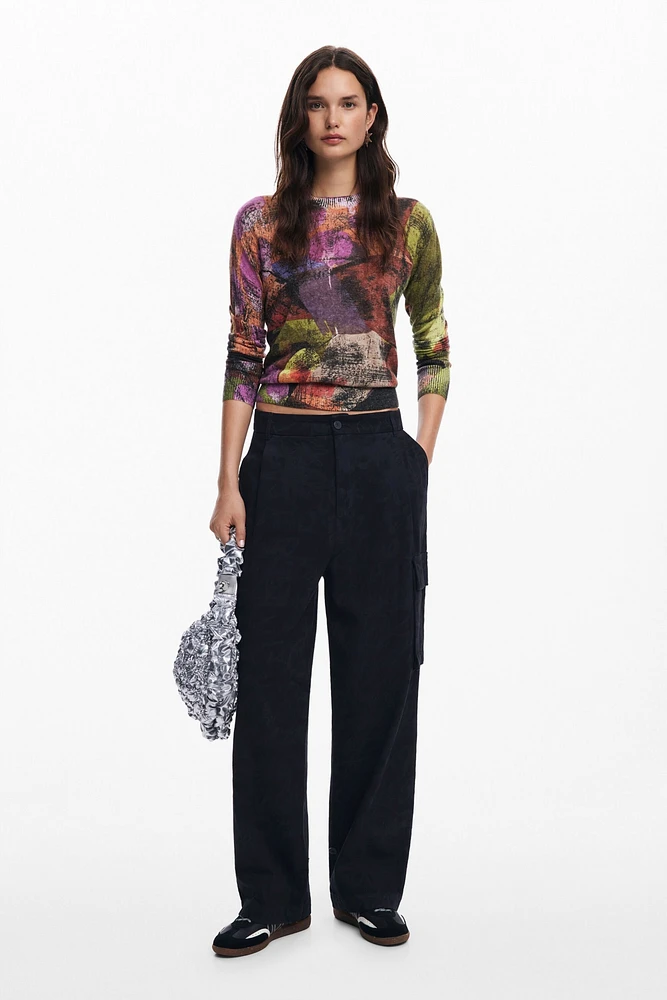 Desigual Women's M. Christian Lacroix printed cargo pants