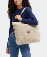 Kipling Glynn Sherpa Tote Bag