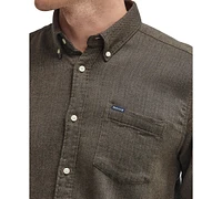 Barbour Men's Buckley Tailored Classic-Fit Herringbone Button-Down Shirt