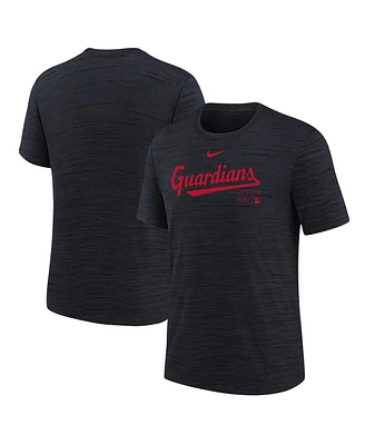 Nike Big Boys and Girls Navy Cleveland Guardians Authentic Collection Practice Performance T-Shirt