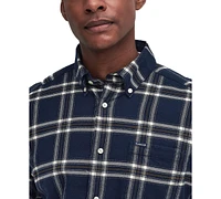 Barbour Men's Bromley Tailored-Fit Check Button-Down Twill Shirt