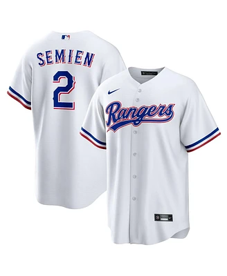 Nike Big Boys and Girls Marcus Semien White Texas Rangers Home Replica Player Jersey