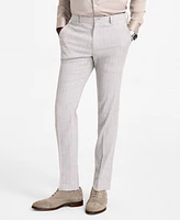 Calvin Klein Men's Slim Fit Linen Suit Pant